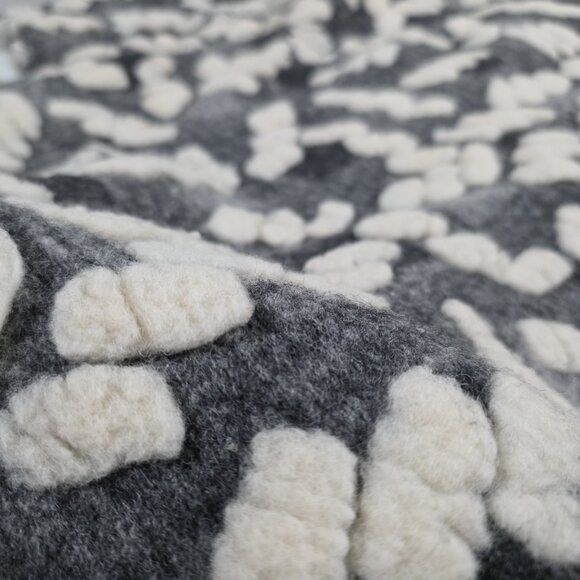 BATIK Cardigan Coatigan Womens L Gray Cream Geo Open Front 3/4 Sleeve Lagenlook - Picture 11 of 15